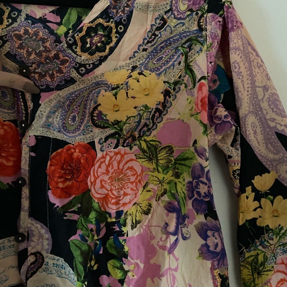 printed overshirt, button-down front - Picture 4 of 4